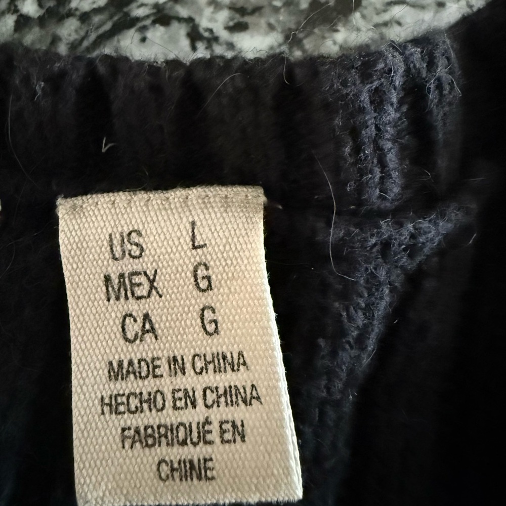 DKNY Black Textured Women's Sweater - Picture 4 of 7